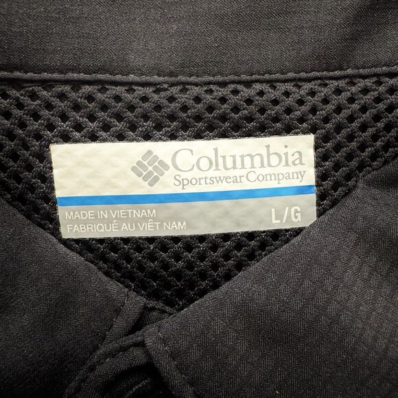 Columbia PFG Florida State Seminoles Fishing Shirt Mens L Black Omni-Shade FSU - Picture 3 of 8